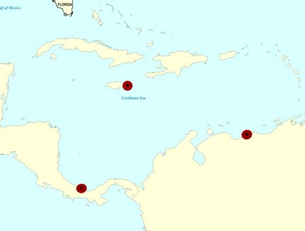 Early Pliocene Map